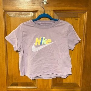 Nike Cropped Tee Size large girls